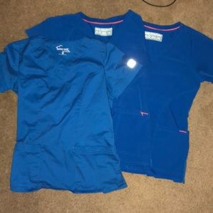 3 xs royal blue tops